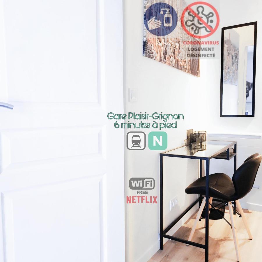 L'appart du Petit Prince By Beds4Wanderlust - Fabuleux T2 avec jardin - Gare Plaisir Grignon Extérieur photo